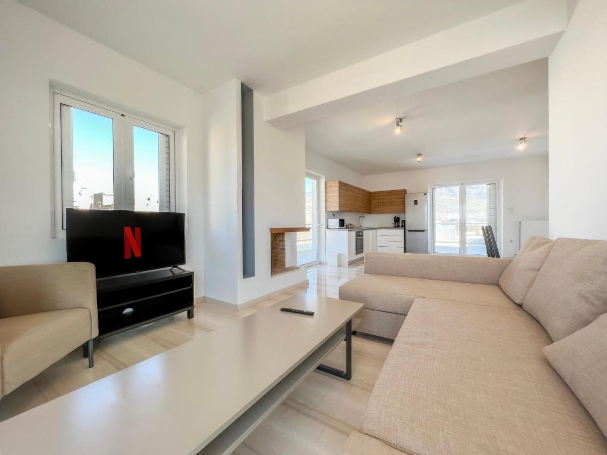 Panoramic Cityscape Maisonette In Agios Dimitrios Athens Luaran gambar