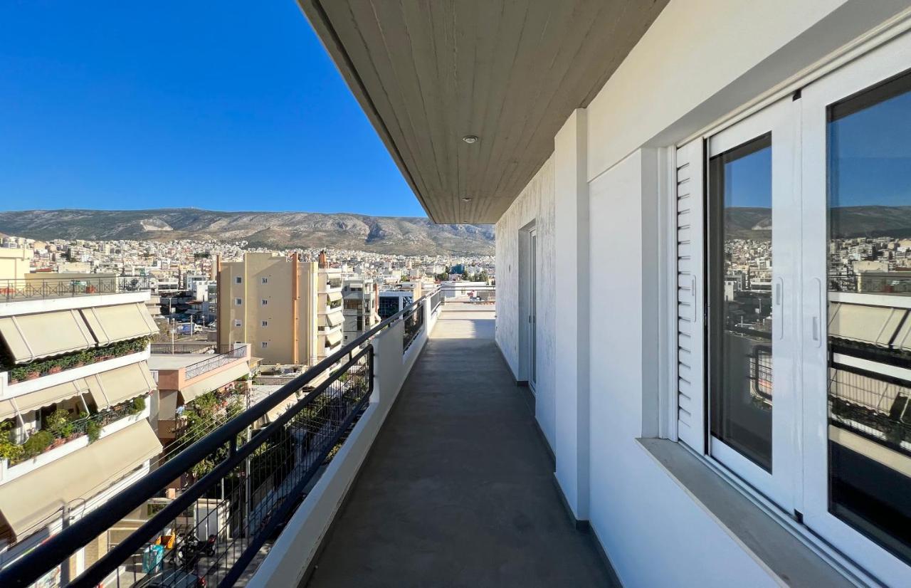 Panoramic Cityscape Maisonette In Agios Dimitrios Athens Luaran gambar