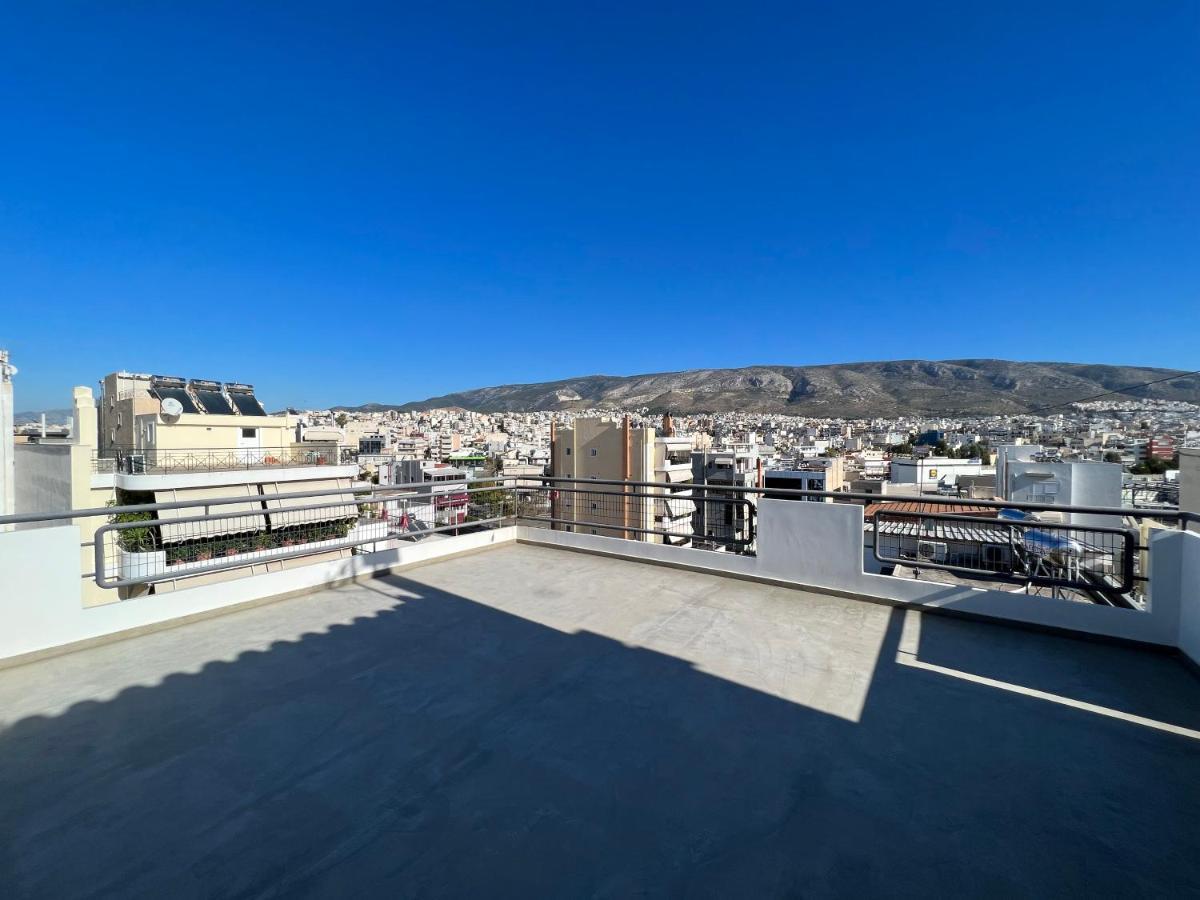 Panoramic Cityscape Maisonette In Agios Dimitrios Athens Luaran gambar